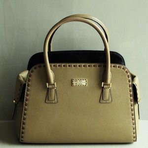 Michael Kors $398 Large Tan Leather Satchel